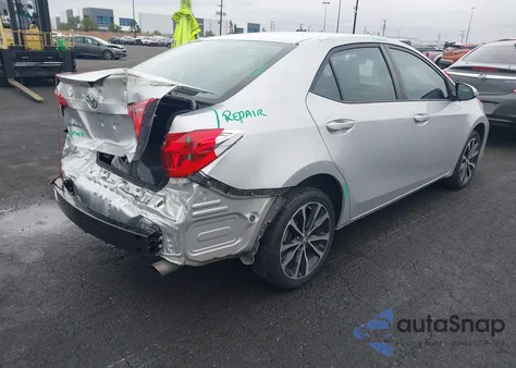 2017 Toyota Corolla Se z USA, uszkodzony, nr VIN 5YFBURHE0HP654872